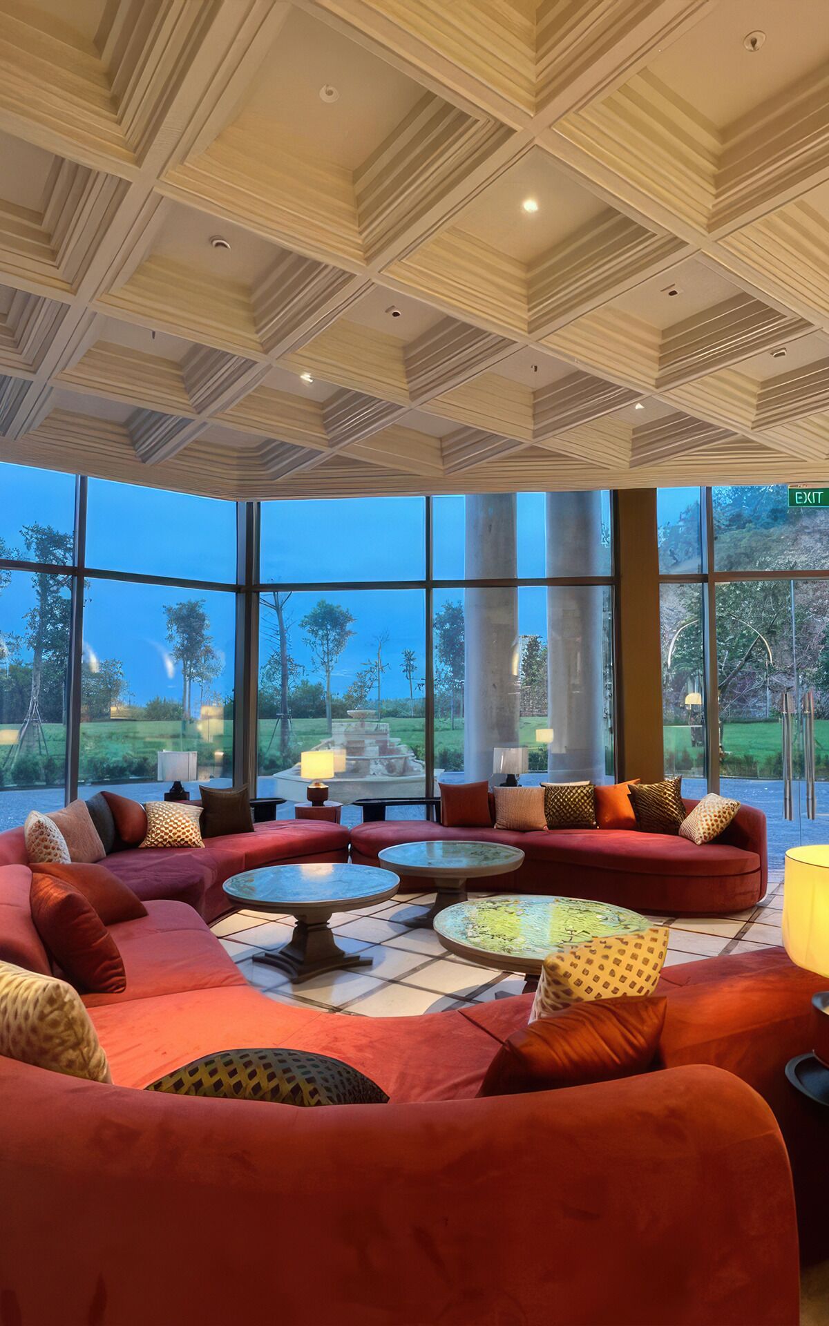 Lobby sitting area