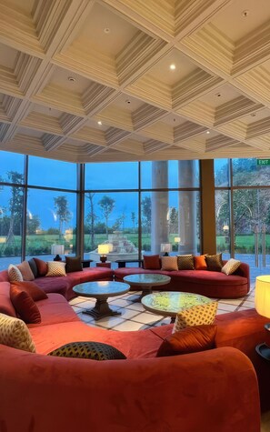 Sitteområde i lobbyen