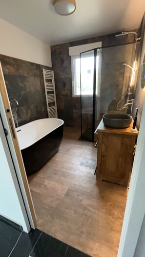 Shower, hair dryer, towels, soap - La Maison 91  (Croix-en-Ternois)