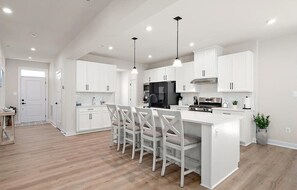 Fridge, microwave, oven, stovetop - Beautiful 3 BR 2.5 BA New Home in West Ocean City's Bayside Community (Berlin)