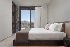 Villa – exclusive, fjellutsikt | Sengetøy i egyptisk bomull, sengetøy av topp kvalitet og dundyner