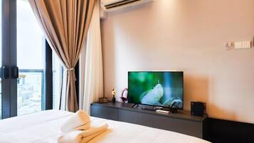 1 Schlafzimmer, Schreibtisch, Bügeleisen/Bügelbrett, WLAN