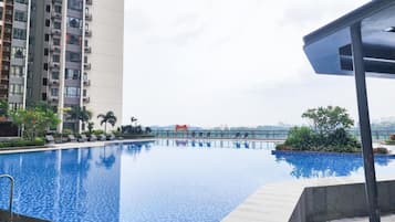 Indoor pool, a heated pool