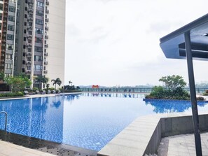 Indoor pool, a heated pool