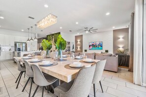 Dining - 12BR, BBQ Oasis, Game Room & Home Theater! (Davenport)
