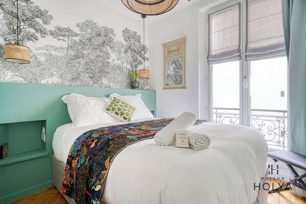 1 habitación, tabla de planchar con plancha, wifi y ropa de cama 