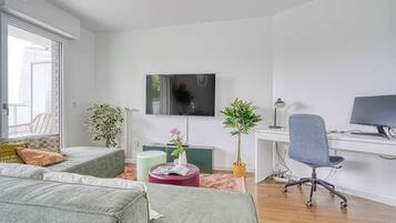 Televisie en een kantoor