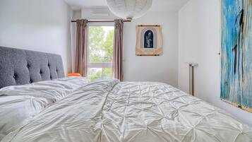 2 chambres, fer et planche Ă repasser, Wi-Fi, draps fournis