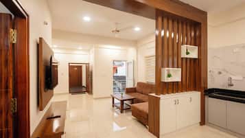 Deluxe Apartment | 1 bedroom, Egyptian cotton sheets, premium bedding, down duvets