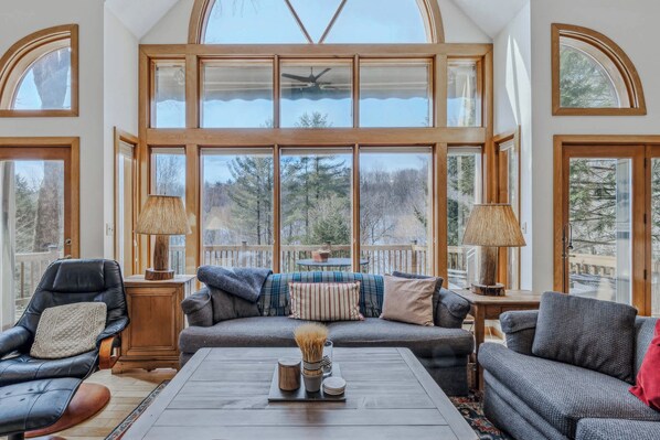 电视、壁炉、办公室