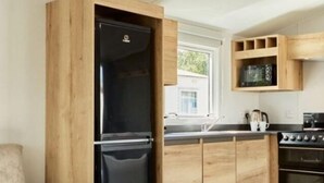 Fridge, microwave, toaster