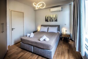 2 soverom, strykejern/-brett, reiseseng for barn og wi-fi (inkludert)