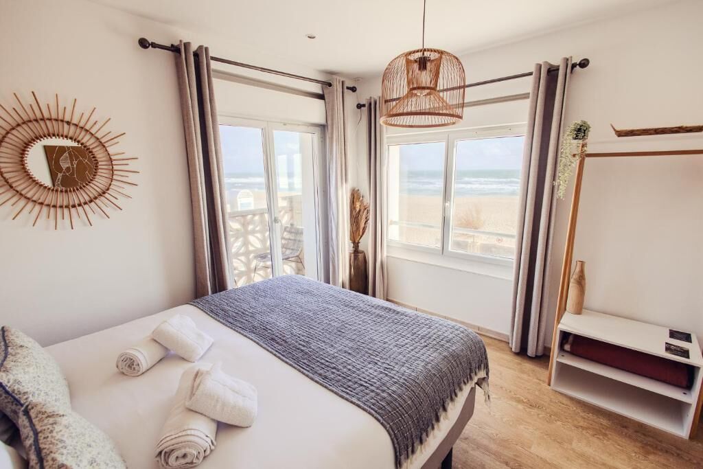 Chambre Double, balcon, vue mer | Rideaux occultants, Wi-Fi gratuit, draps fournis