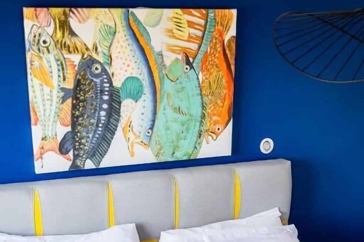 Dubbelrum - balkong - havsutsikt | Mörkläggningsgardiner och gratis wi-fi