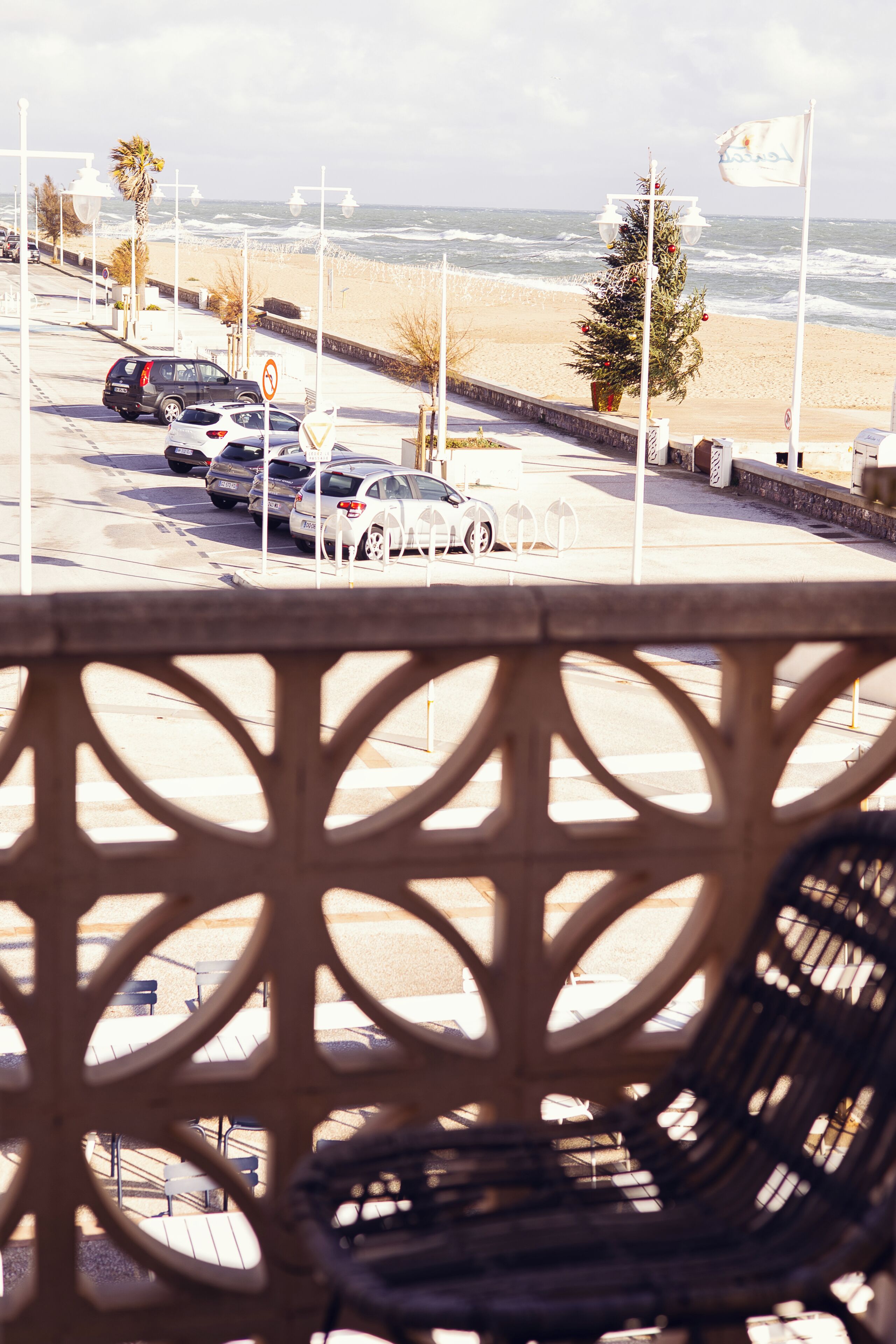 Chambre Double, balcon, vue mer | Enceinte de l’hébergement