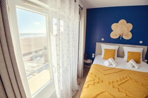 Dubbelrum - havsutsikt | Mörkläggningsgardiner och gratis wi-fi