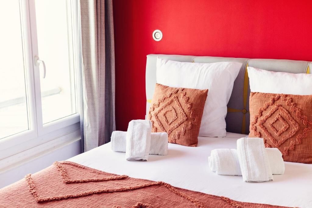 Dubbelrum - havsutsikt | Mörkläggningsgardiner och gratis wi-fi