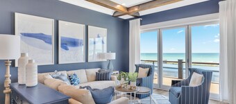 New in 2024 Oceanfront 5BR Luxury Duplex w/Pool, Topline Amenities & Views