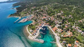 Apartment | Aerial view - Seaside Haven Retreat in Nerezine (Mali Losinj)