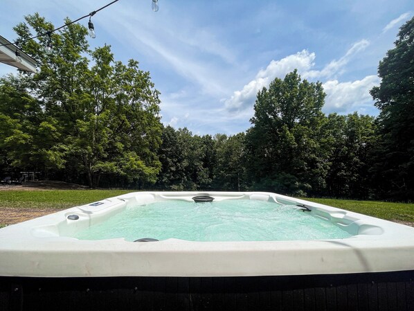 Bain à remous extérieur