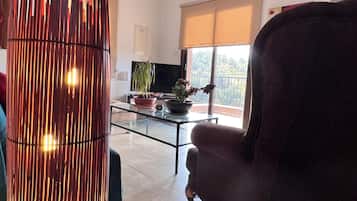 Villa, 3 Bedrooms, Terrace | Living room | Flat-screen TV