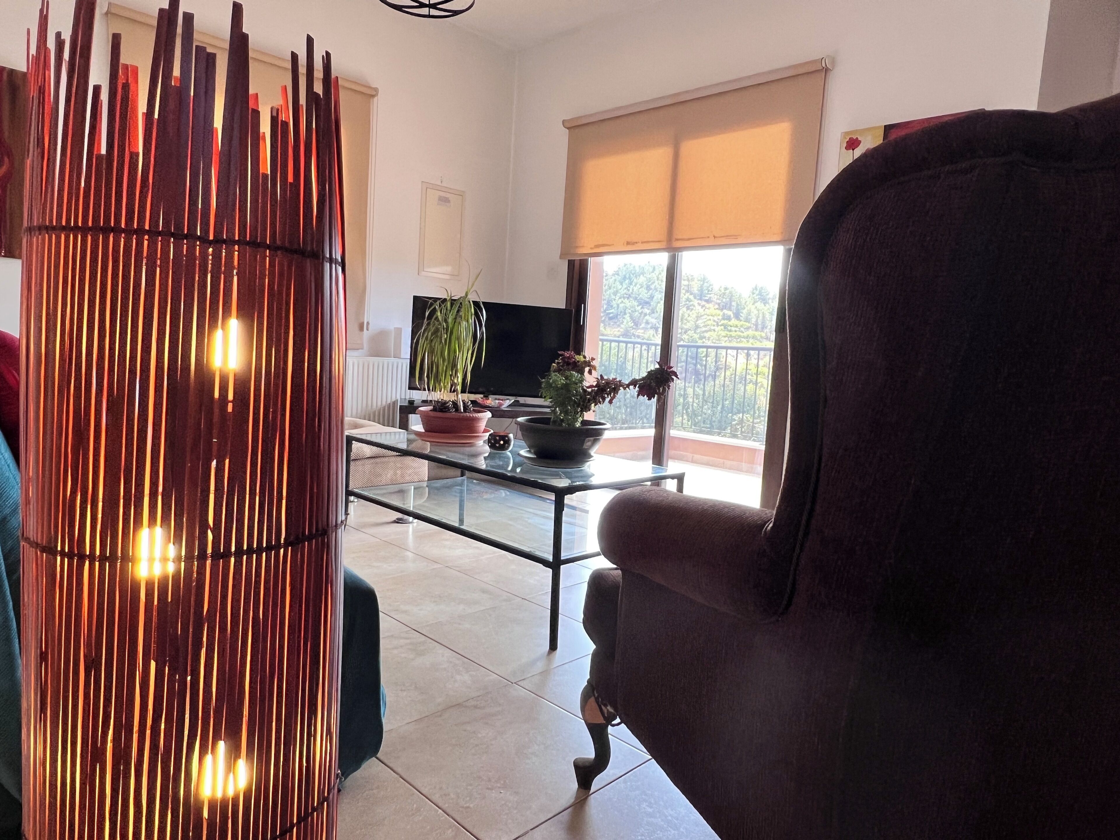 Vila, 3 kamar tidur, teras | Ruang keluarga | TV layar datar