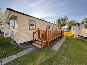 Chalet | Exterior - 3 Bed Caravan - Side Gated Decking, Wifi, Pets (Abergele)