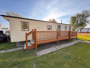 Chalet | Exterior - 3 Bed Caravan - Side Gated Decking, Wifi, Pets (Abergele)