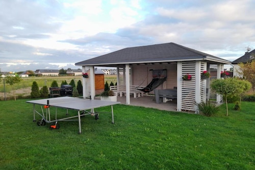 Holiday homes close to the beach, large playground