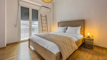 Apartamento Deluxe, vistas a la ciudad | 2 dormitorios, caja fuerte, cortinas opacas y wifi gratis