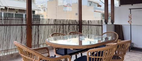 Deluxe Apartment, City View | Balcony