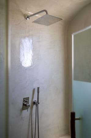 Slippers, towels, soap, shampoo