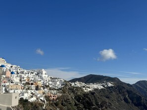Blick von der Unterkunft