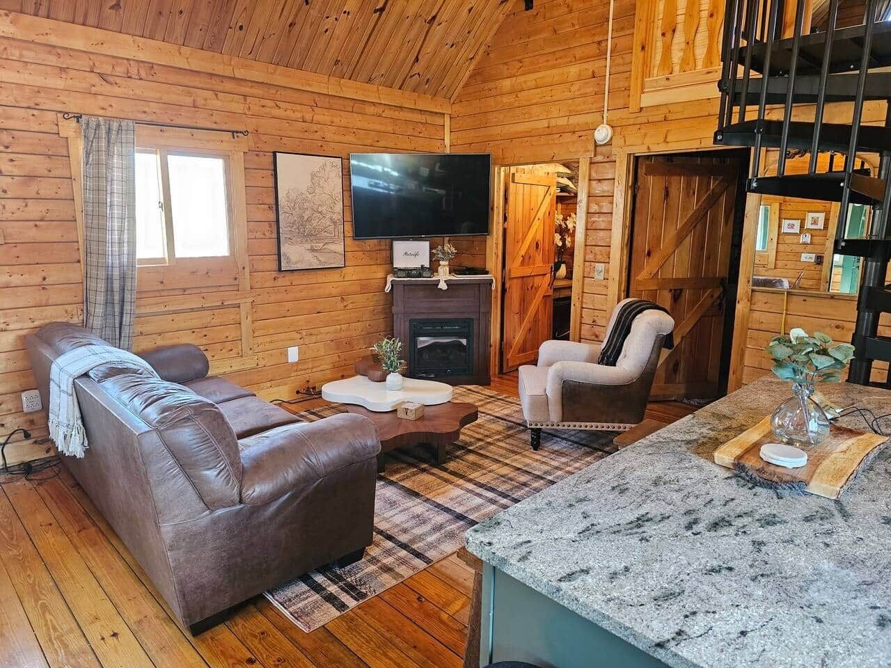 TV connectée, cheminée