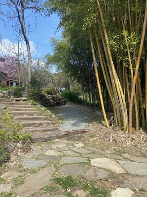 Property grounds - Charming private studio on the river and gateway to Sequoia National Park. (Three Rivers)