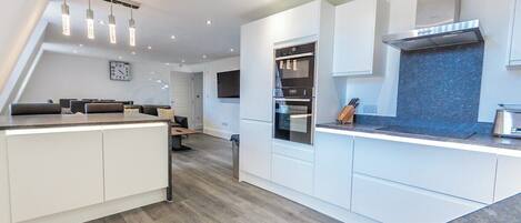 Microwave, oven, dishwasher, toaster