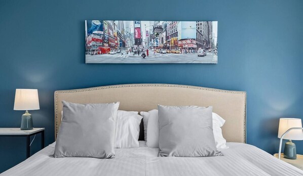 2 habitaciones, escritorio, tabla de planchar con plancha y wifi gratis