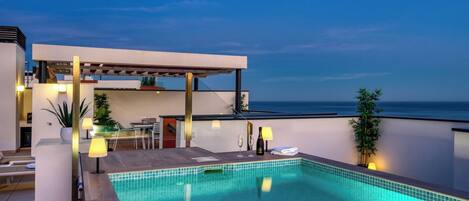 Una piscina climatizada