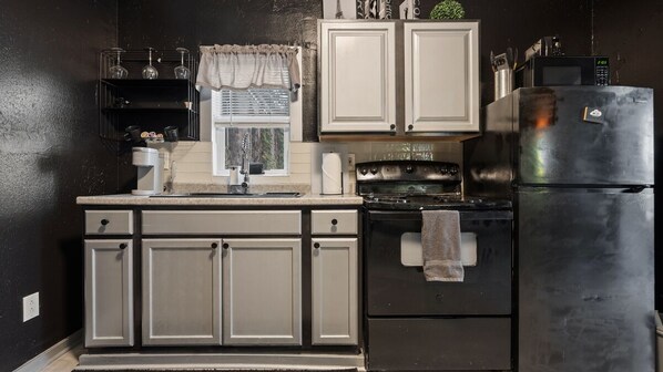 Microwave, oven, stovetop