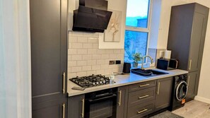 Microwave, oven, stovetop, toaster