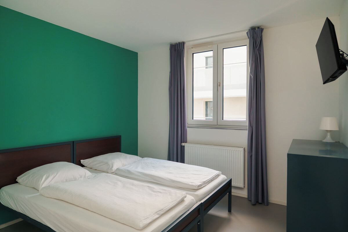 Chambre avec lits jumeaux