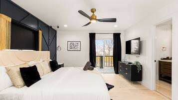 4 bedrooms, iron/ironing board, travel crib, free WiFi