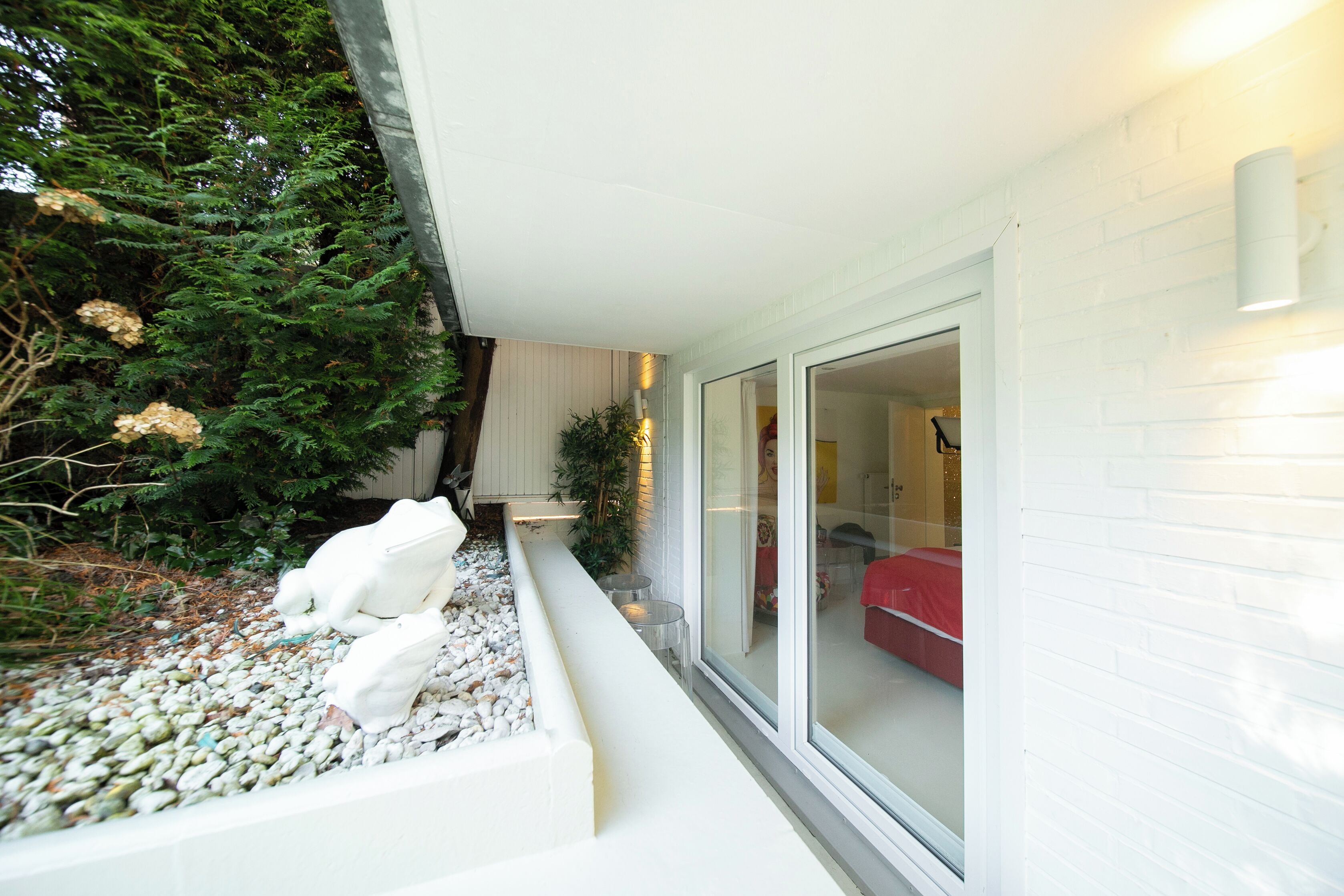 Comfort-Apartment, Küche, Gartenblick | Terrasse/Patio