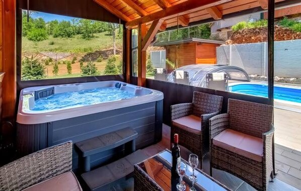 Bubbelpool inomhus