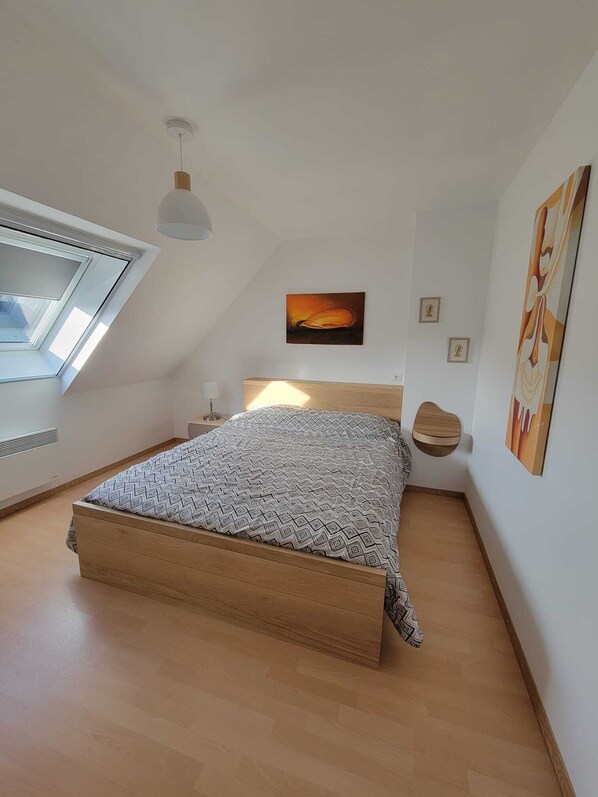 2 chambres, Wi-Fi, literie fournie