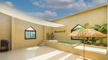 Familie driepersoonskamer, uitzicht op de stad | 1 slaapkamer, een bureau, een laptopwerkplek, gratis wifi