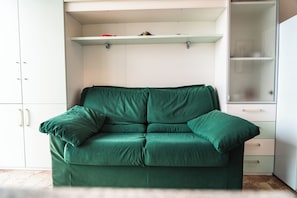 Appartement, 3 chambres, balcon, vue sur l’océan | Aire de séjour