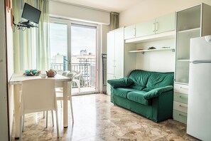 Apartment, 3 Bedrooms, Balcony | Living room - Side sea View Flat for 6 Guests Near Bibione Beach (San Michele al Tagliamento)