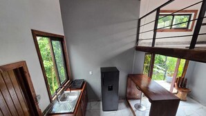 Room, Balcony, Mountain View | Private kitchen - Happy Paradise Lodge (Arenal)