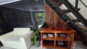 Room, Balcony, Mountain View | Living area - Happy Paradise Lodge (Arenal)